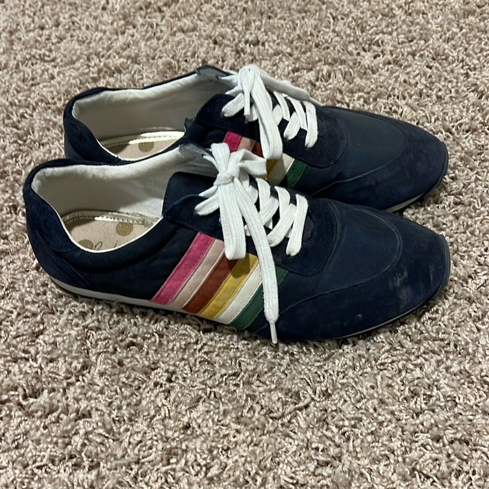 Boden rainbow stripe sneakers